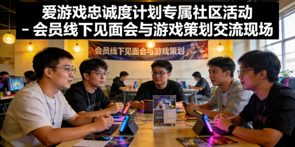 爱游戏忠诚度计划专属社区活动 - 会员线下见面会与游戏策划交流现场