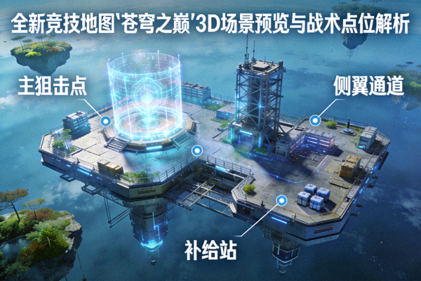 全新竞技地图'苍穹之巅'3D场景预览与战术点位解析