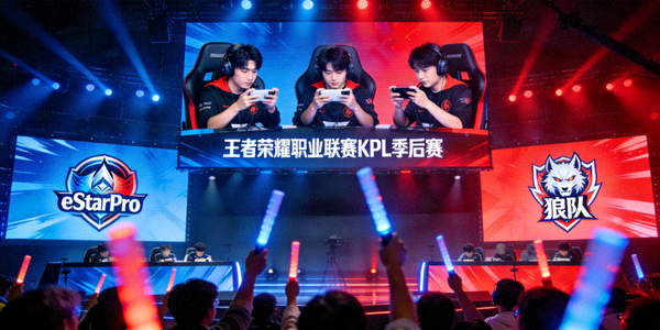 王者荣耀职业联赛KPL季后赛 - eStarPro战队与狼队激烈对决