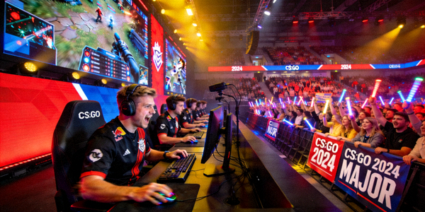 CS:GO 2024年Major锦标赛现场盛况 - 选手激烈对决与观众热情欢呼