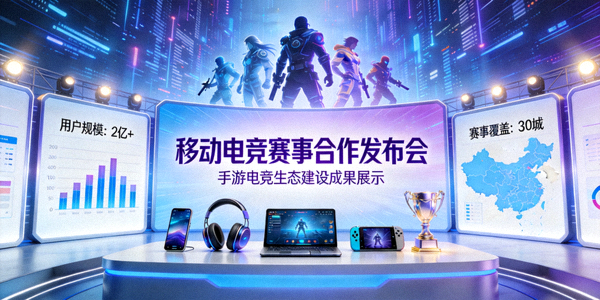 移动电竞赛事合作发布会 - 展示手游电竞生态建设成果