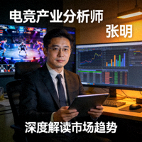 电竞产业分析师张明专业肖像 - 行业专家深度解读市场趋势