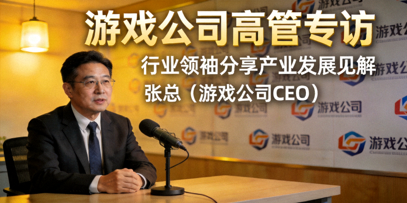 游戏公司高管专访 - 行业领袖分享产业发展见解