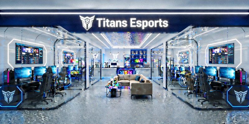 国际知名电竞组织 Titans Esports 战队基地 - 现代化电竞训练设施与环境